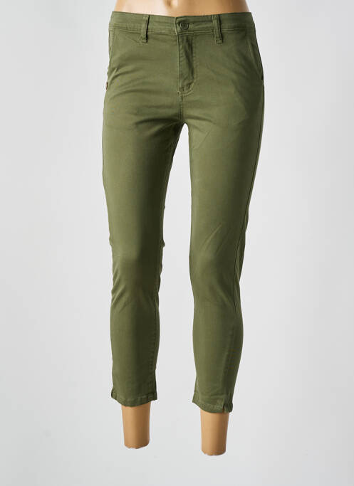 Pantalon 7/8 verde PAKO LITTO femeie