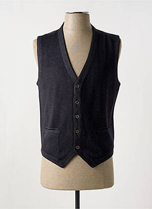 Vestă fără mâneci gri închis GRAN SASSO bărbat