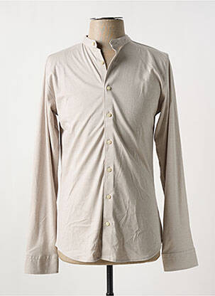 Cămașă cu mâneci lungi bej DESOTO bărbat