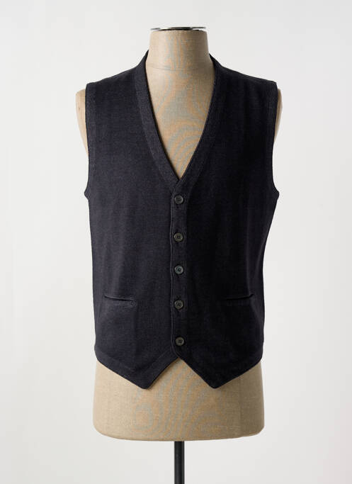 Vestă fără mâneci gri închis GRAN SASSO bărbat