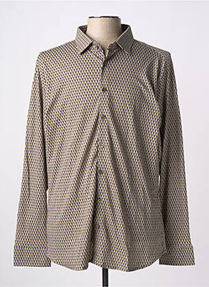 Cămașă cu mâneci lungi maro DESOTO bărbat