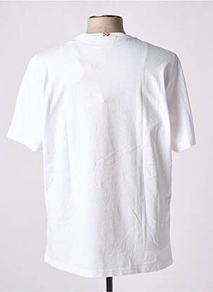 Tricou elasticitate mâneci scurte alb MC2 SAINT BARTH bărbat