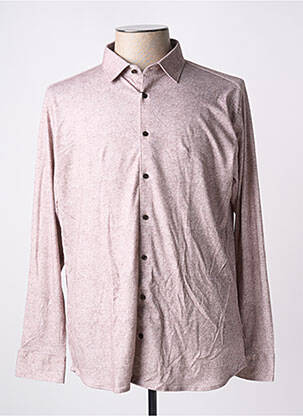 Cămașă cu mâneci lungi maro DESOTO bărbat