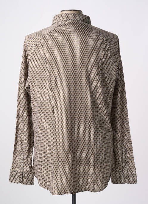 Cămașă cu mâneci lungi maro DESOTO bărbat