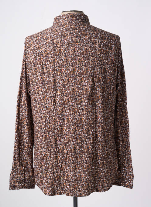 Cămașă cu mâneci lungi maro DESOTO bărbat