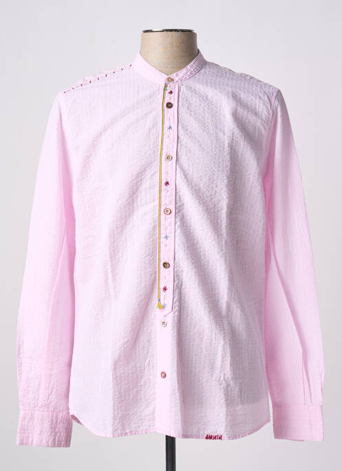 Cămașă cu mâneci lungi roz BOB bărbat