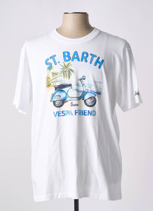 Tricou alb MC2 SAINT BARTH bărbat