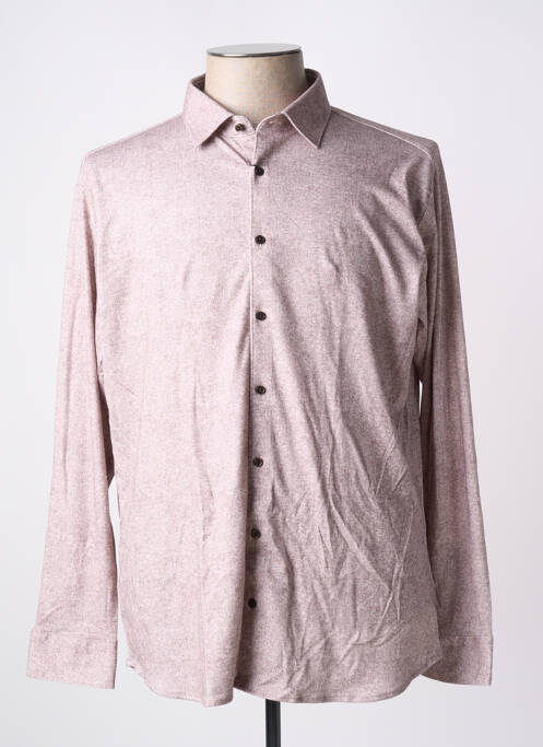 Cămașă cu mâneci lungi maro DESOTO bărbat