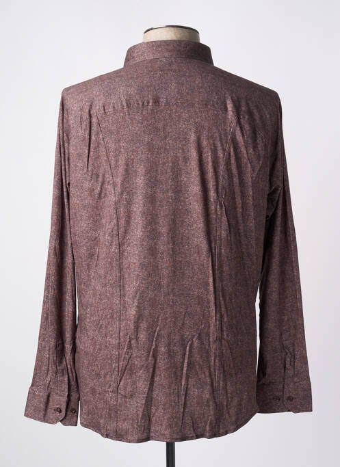 Cămașă cu mâneci lungi maro închis DESOTO bărbat