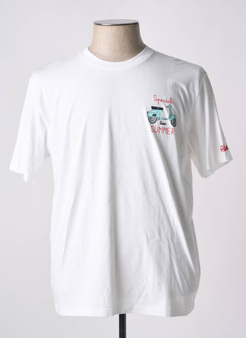 Tricou alb MC2 SAINT BARTH bărbat