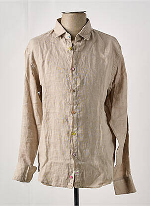 Cămașă cu mâneci lungi bej PANAMA bărbat