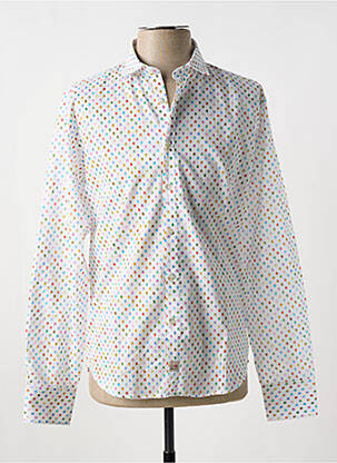 Cămașă cu mâneci lungi alb PANAMA bărbat