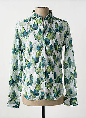 Cămașă cu mâneci lungi verde PANAMA bărbat