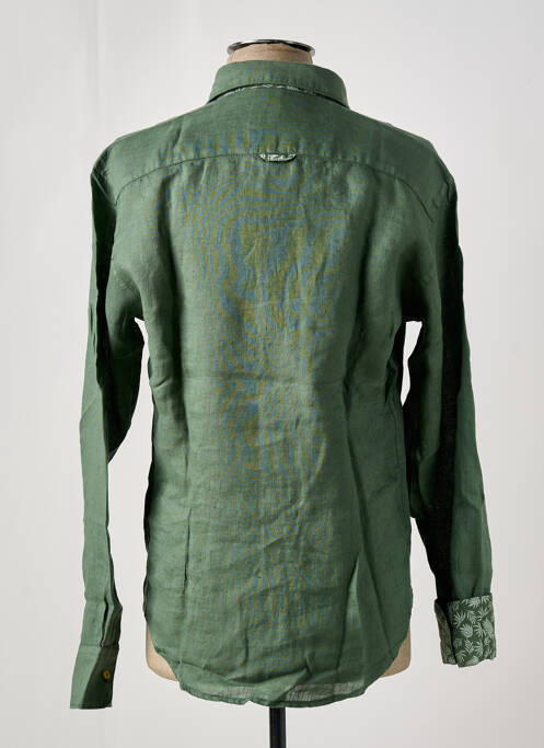 Cămașă cu mâneci lungi verde PANAMA bărbat