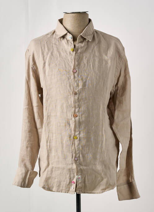 Cămașă cu mâneci lungi bej PANAMA bărbat