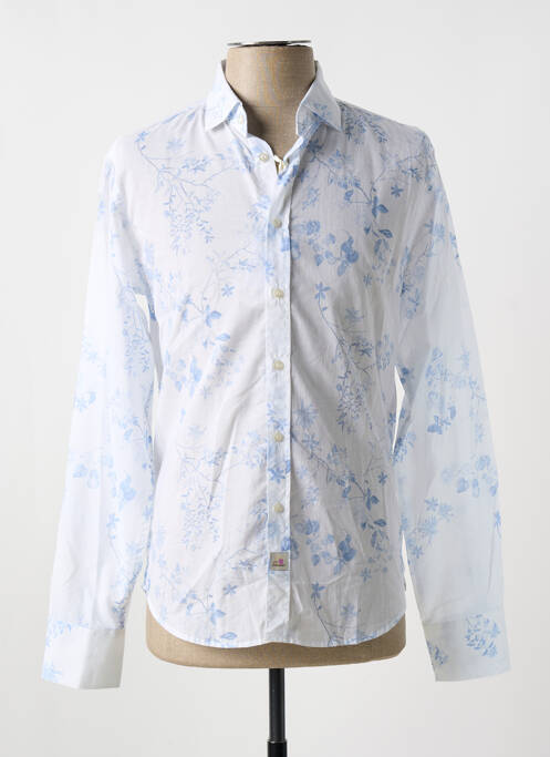 Cămașă cu mâneci lungi alb PANAMA bărbat