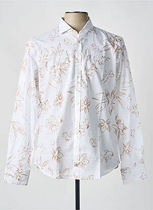 Cămașă cu mâneci lungi maro PANAMA bărbat