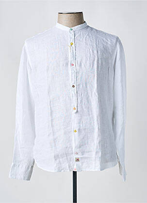 Cămașă cu mâneci lungi alb PANAMA bărbat