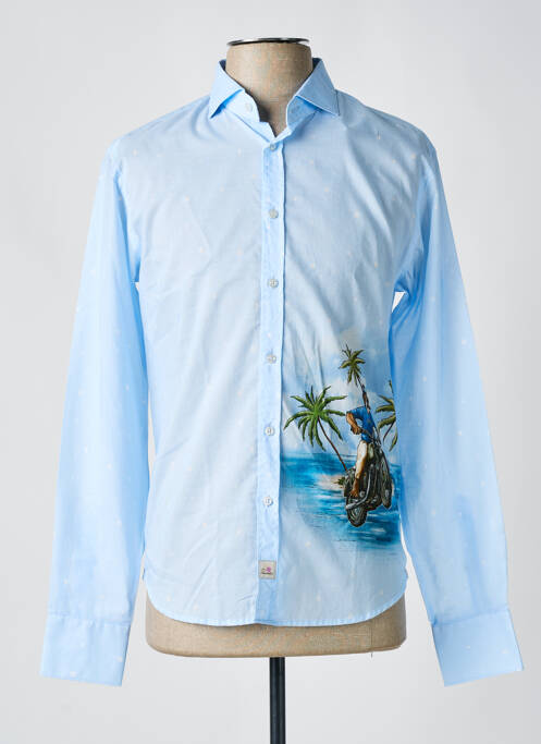 Cămașă cu mâneci lungi albastru deschis PANAMA bărbat