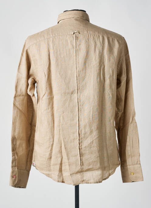 Cămașă cu mâneci lungi maro PANAMA bărbat