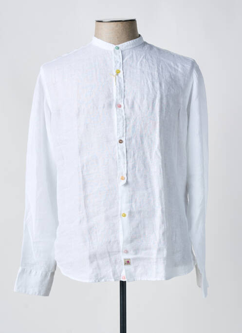 Cămașă cu mâneci lungi alb PANAMA bărbat