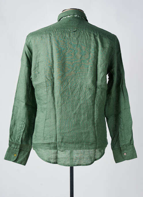 Cămașă cu mâneci lungi verde PANAMA bărbat