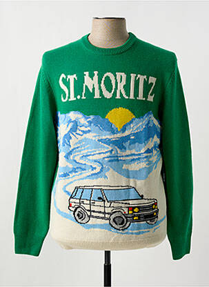 Pulover verde MC2 SAINT BARTH bărbat