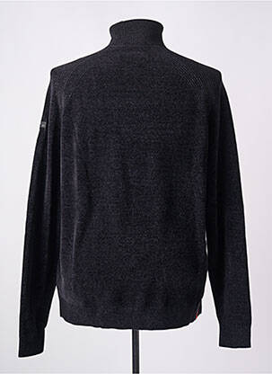 Pulover cu guler înalt croială ajustată mâneci lungi negru RRD (ROBERTO RICCI DESIGNS) bărbat