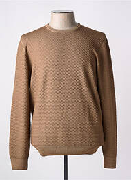 Pulover guler rotund mâneci lungi maro GRAN SASSO homme
