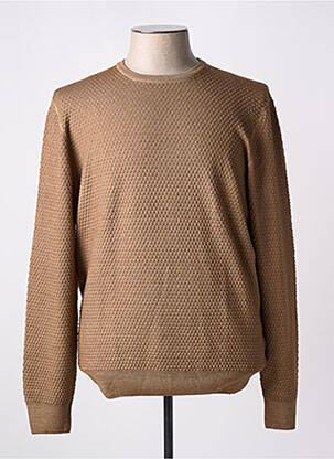 Pulover guler rotund mâneci lungi maro GRAN SASSO homme