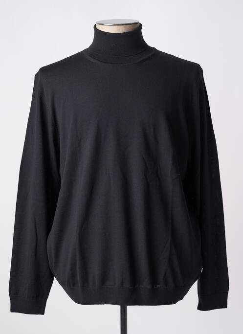 Pulover cu guler înalt negru HUGO BOSS bărbat