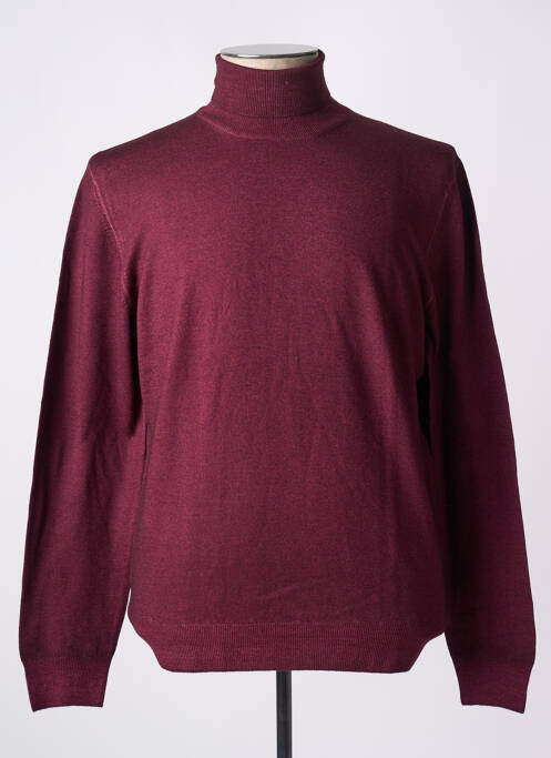 Pulover cu guler înalt violet GRAN SASSO bărbat