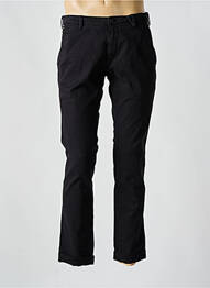 Pantalon chino țesătură poplin mărime normală negru MASON'S homme