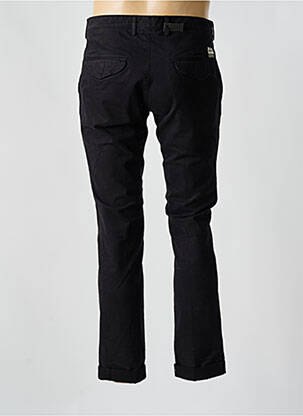Pantalon chino țesătură poplin mărime normală negru MASON'S bărbat