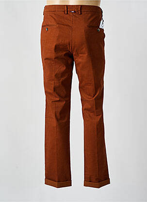 Pantalon chino țesătură poplin mărime normală portocalie MASON'S bărbat