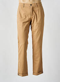 Pantalon chino țesătură poplin mărime normală maro MASON'S homme