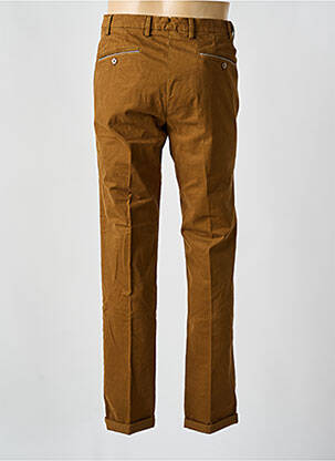 Pantalon chino țesătură poplin mărime normală galben MASON'S bărbat