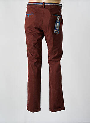 Pantalon chino țesătură poplin mărime normală roșu MASON'S bărbat