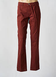 Pantalon chino țesătură poplin mărime normală portocaliu MASON'S homme