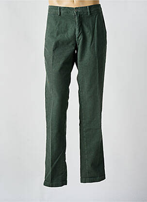 Pantalon chino țesătură melanj mărime normală verde MASON'S bărbat
