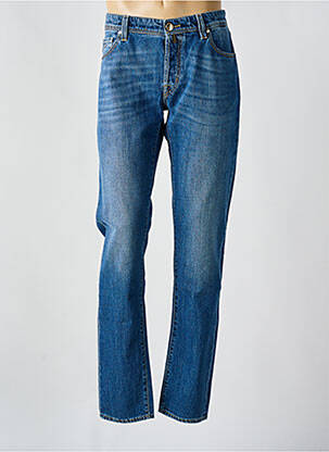 Blugi cu croială slim albastru TRAMAROSSA bărbat