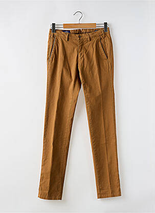 Pantalon chino buzunare maro MASON'S bărbat