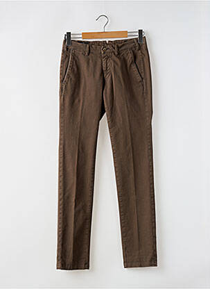 Pantalon chino buzunare maro MASON'S bărbat
