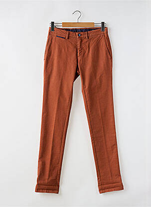 Pantalon chino buzunare portocalie MASON'S bărbat