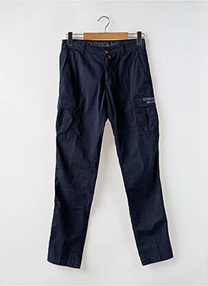 Pantalon cargo croială dreaptă negru AERONAUTICA bărbat