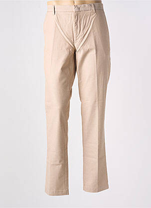 Pantalon chino țesătură melanj talie joasă bej HUGO BOSS bărbat