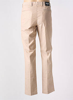 Pantalon chino țesătură melanj talie joasă bej HUGO BOSS bărbat