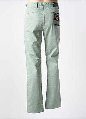 Pantalon chino țesătură poplin mărime normală verde HUGO BOSS bărbat