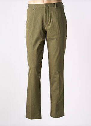 Pantalon chino închidere cu fermoar sub clapetă cu cârlig mărime normală verde HUGO BOSS bărbat
