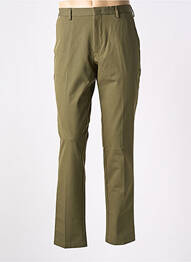 Pantalon chino închidere cu fermoar sub clapetă cu cârlig mărime normală verde HUGO BOSS bărbat